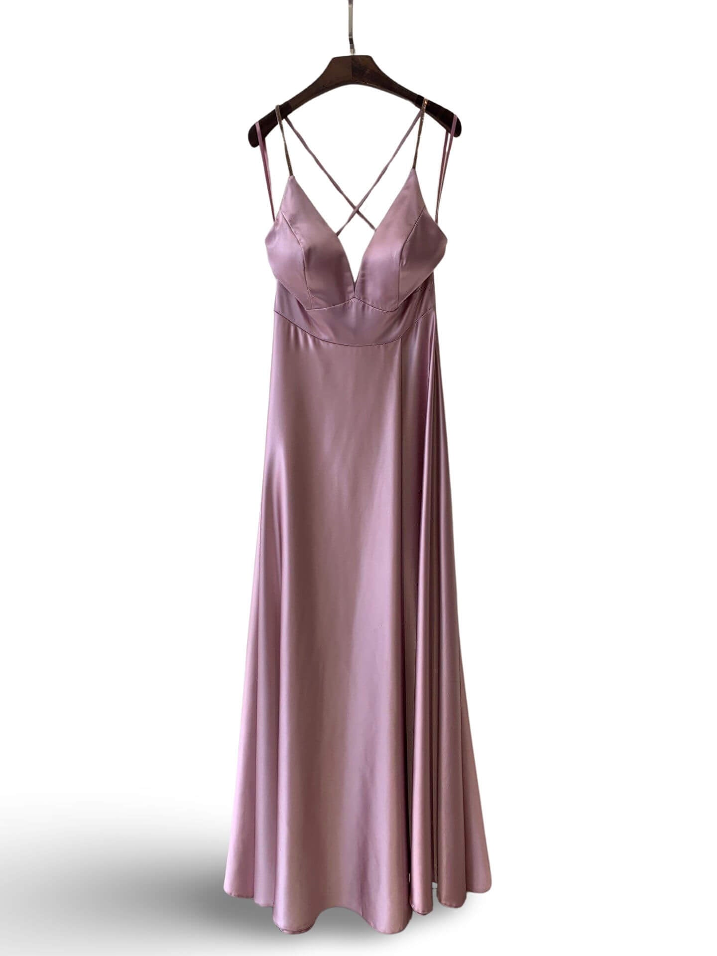 Long satin dress GP1441B