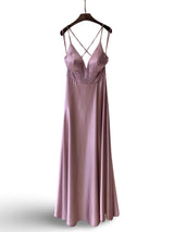 Long satin dress GP1441B