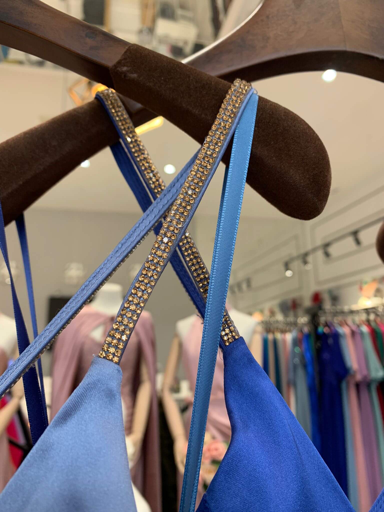 Long satin dress GP1441B