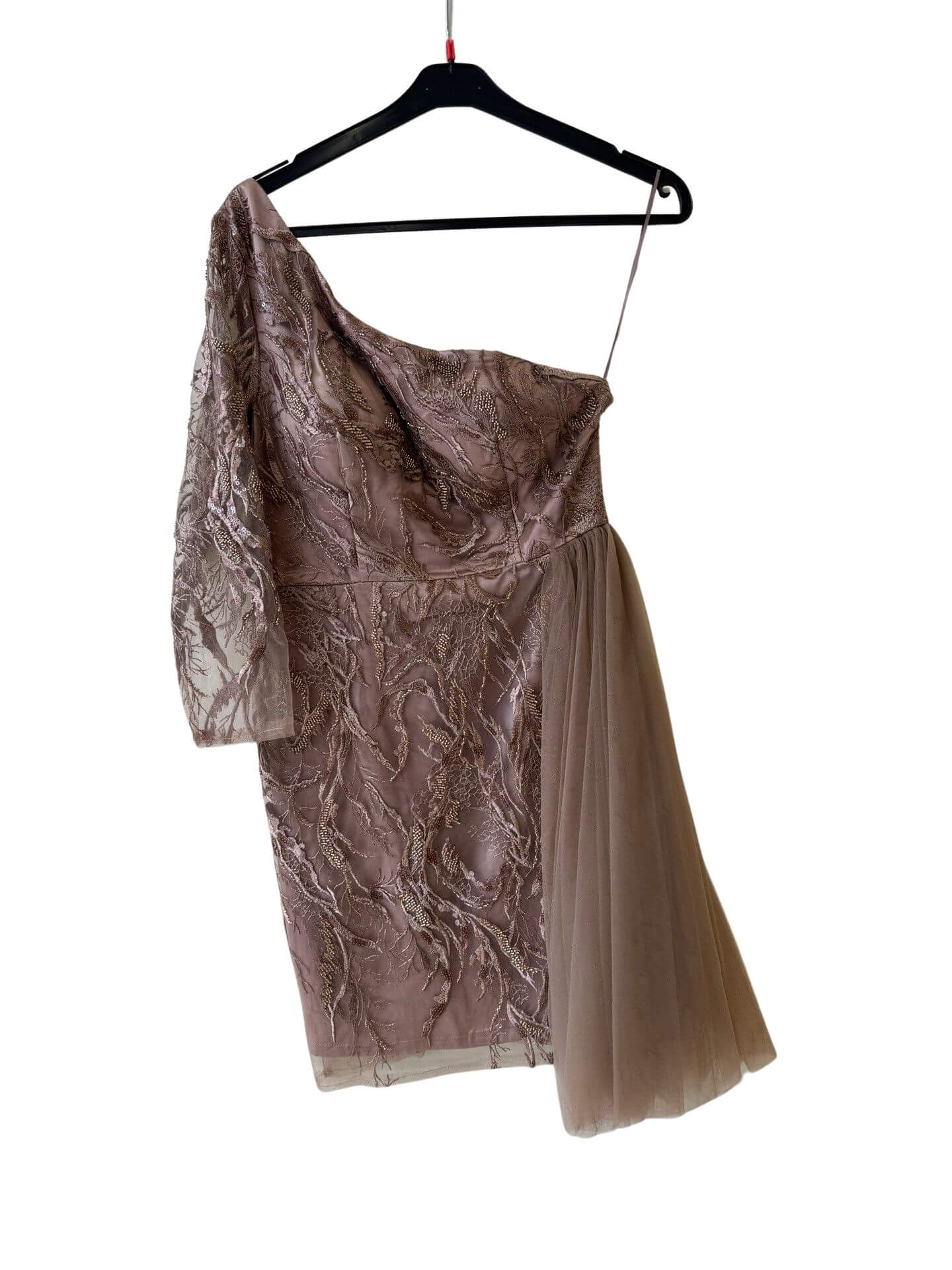 Vestido corto talla grande R8263