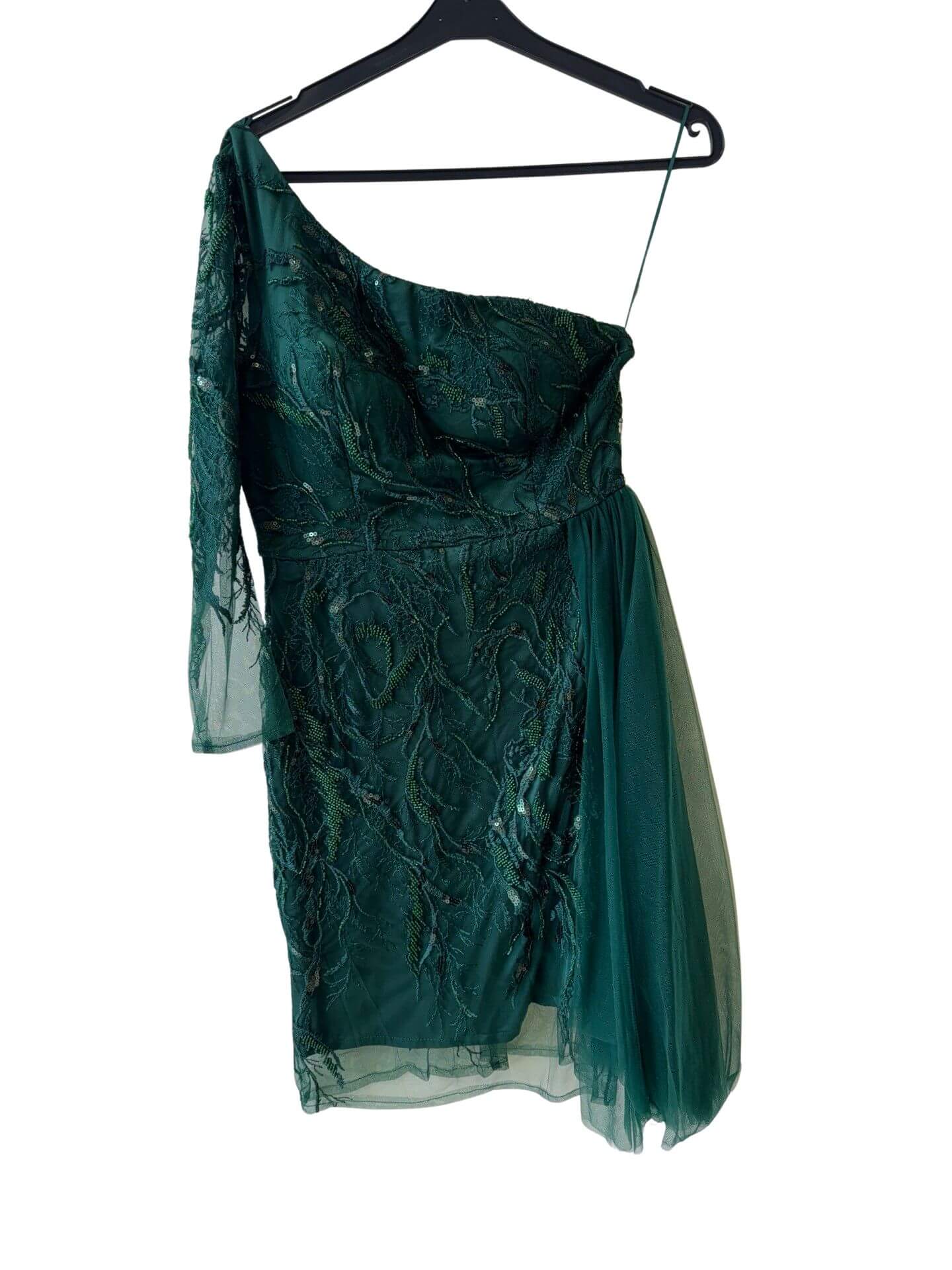 Vestido corto talla grande R8263