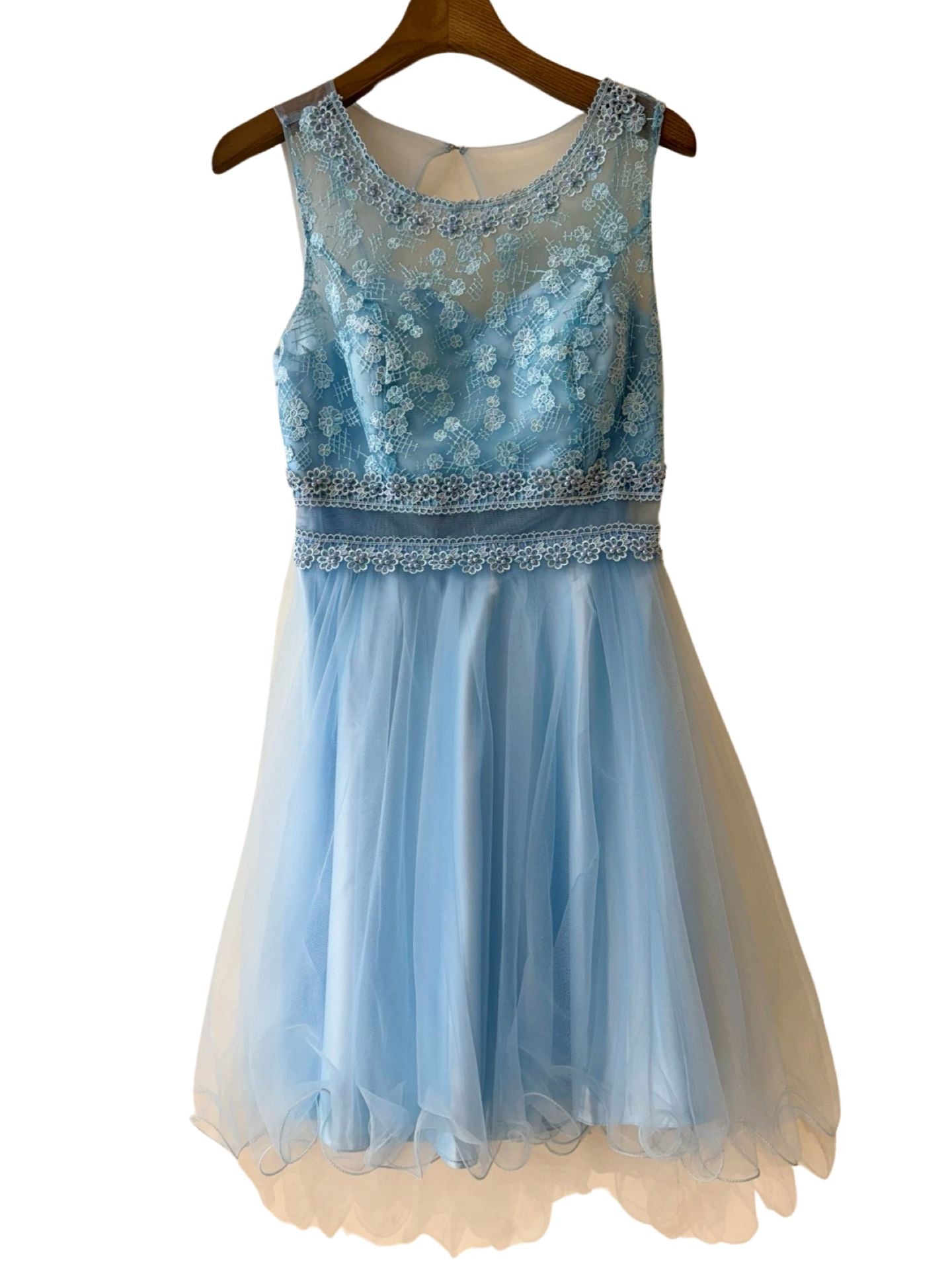 Vestido corto de tull 9149