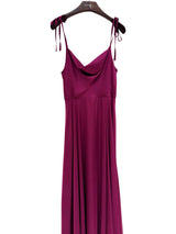 Long satin dress 21288