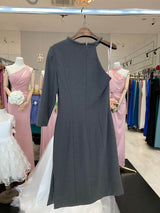 Vestido corto de una manga MM07-1