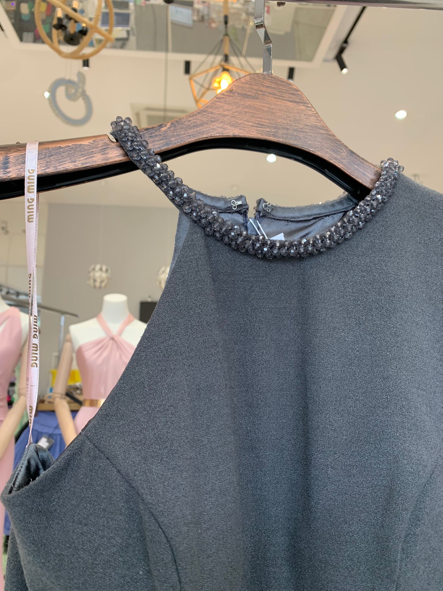 Long one sleeve dress MM07