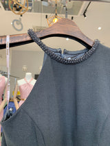 Long one sleeve dress MM07
