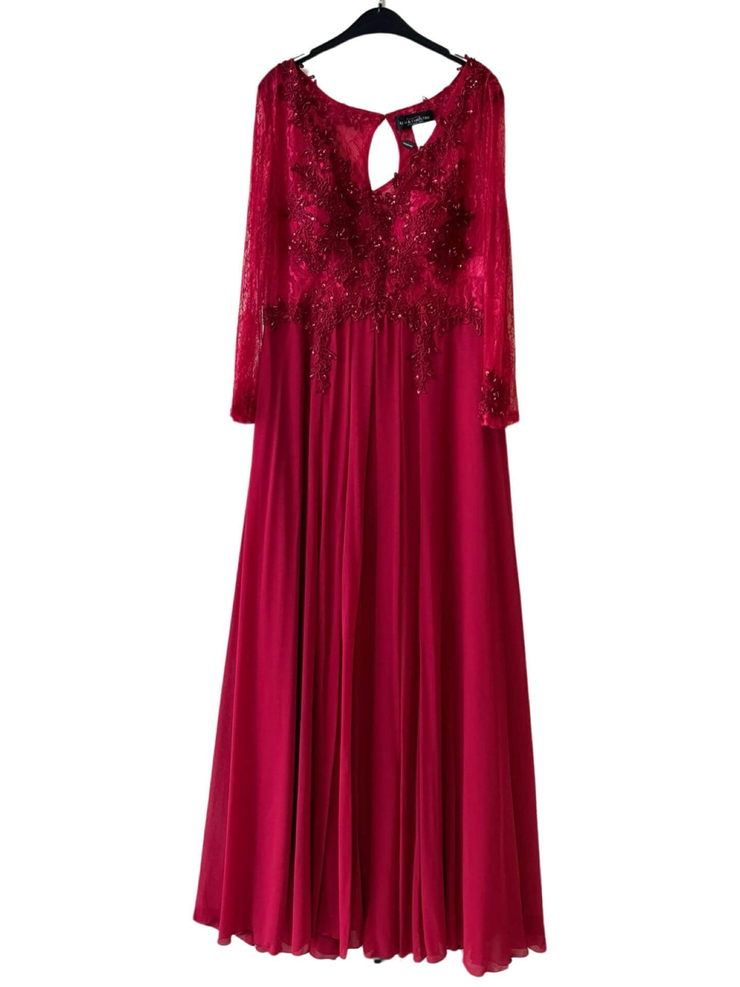 Vestido largo talla grande 1584