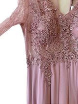 Vestido largo talla grande 1584