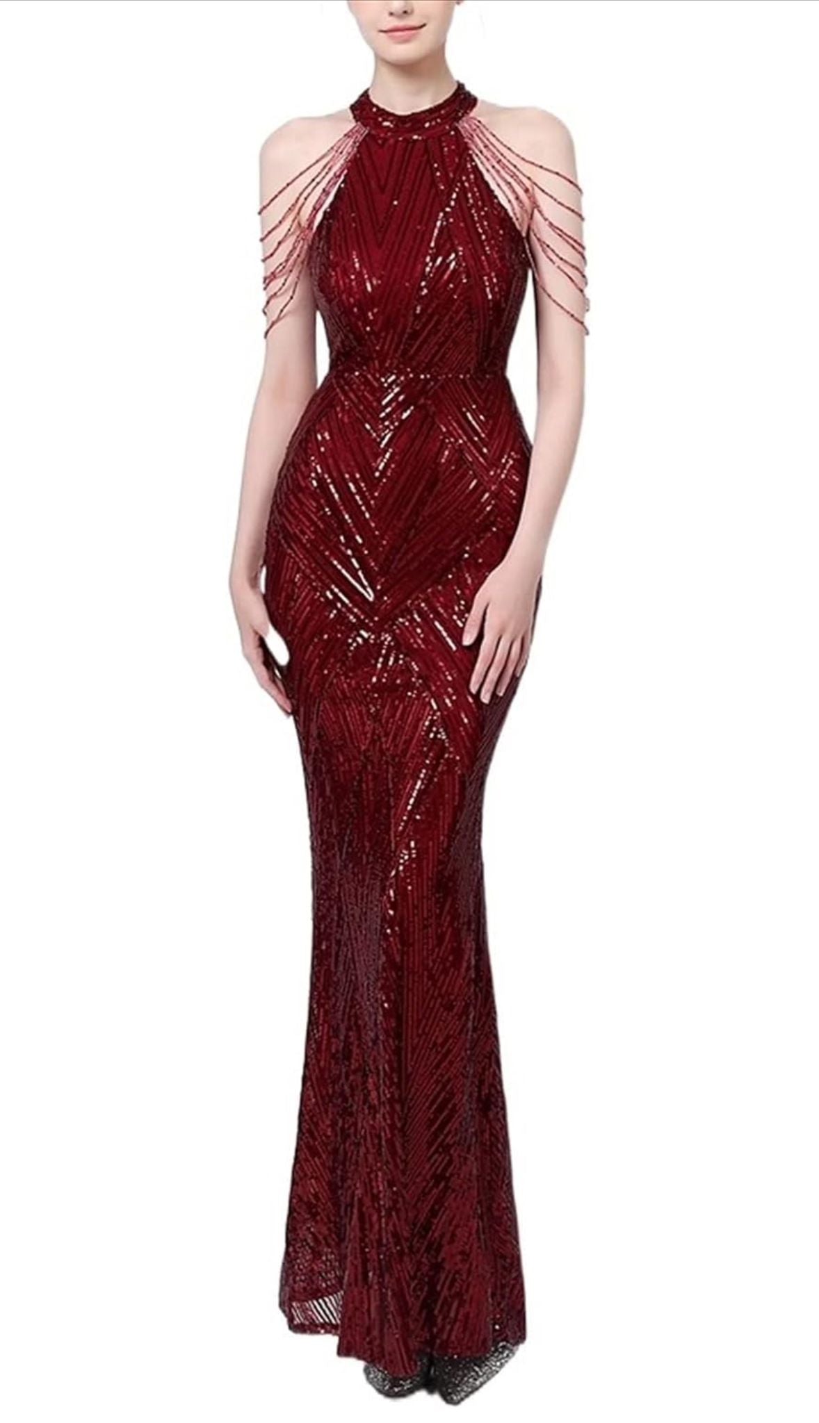 Vestido lentejuelas 241001