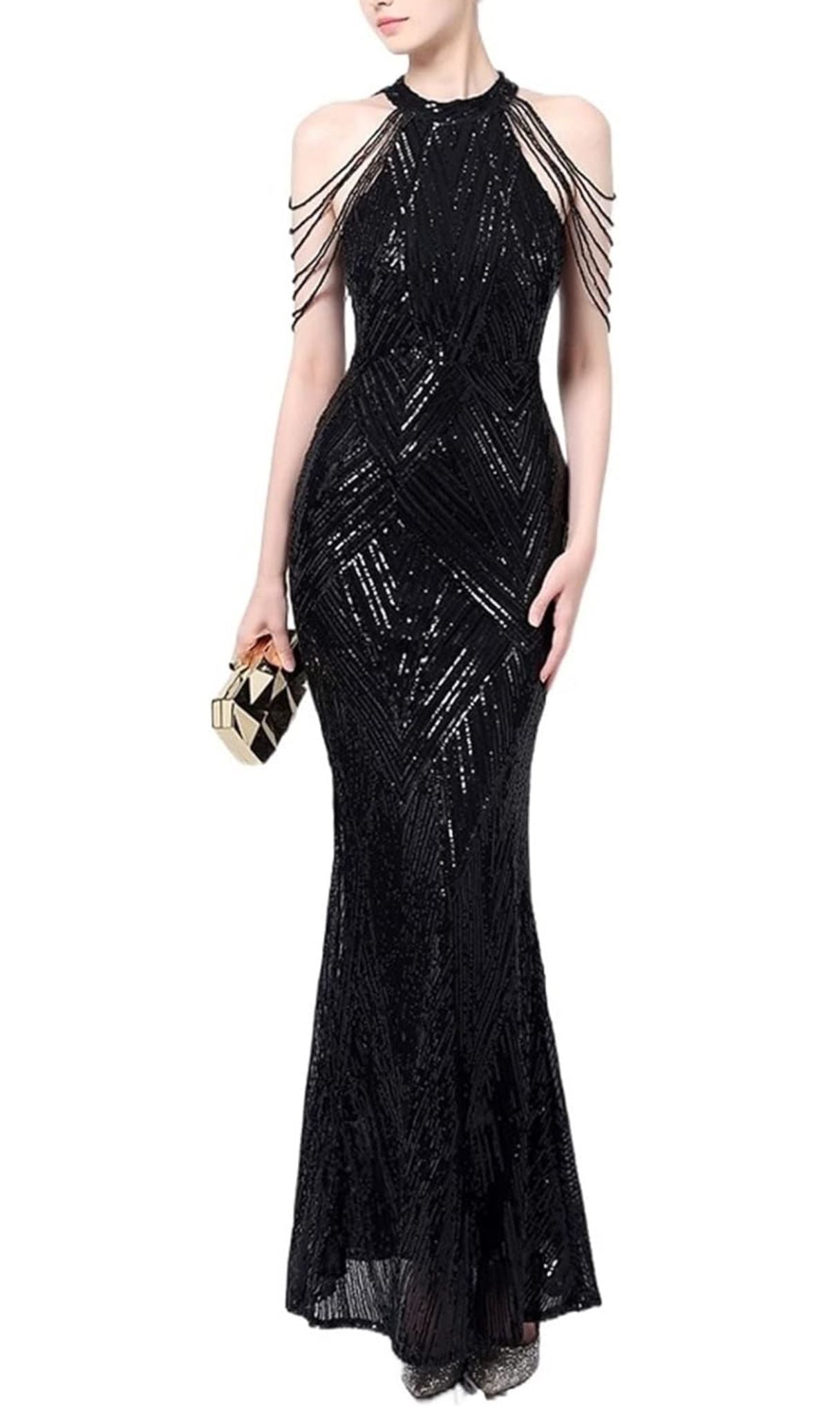 Vestido lentejuelas 241001