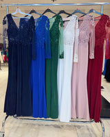 Long mermaid dress 1699