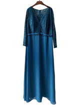 Vestido largo con mangas R8297