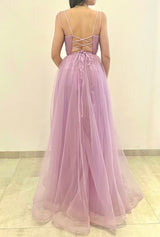 Vestido largo tull 9210
