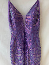 Vestido largo lentejuelas 512107