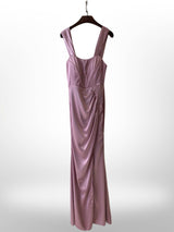 Vestido de saten largo 568062