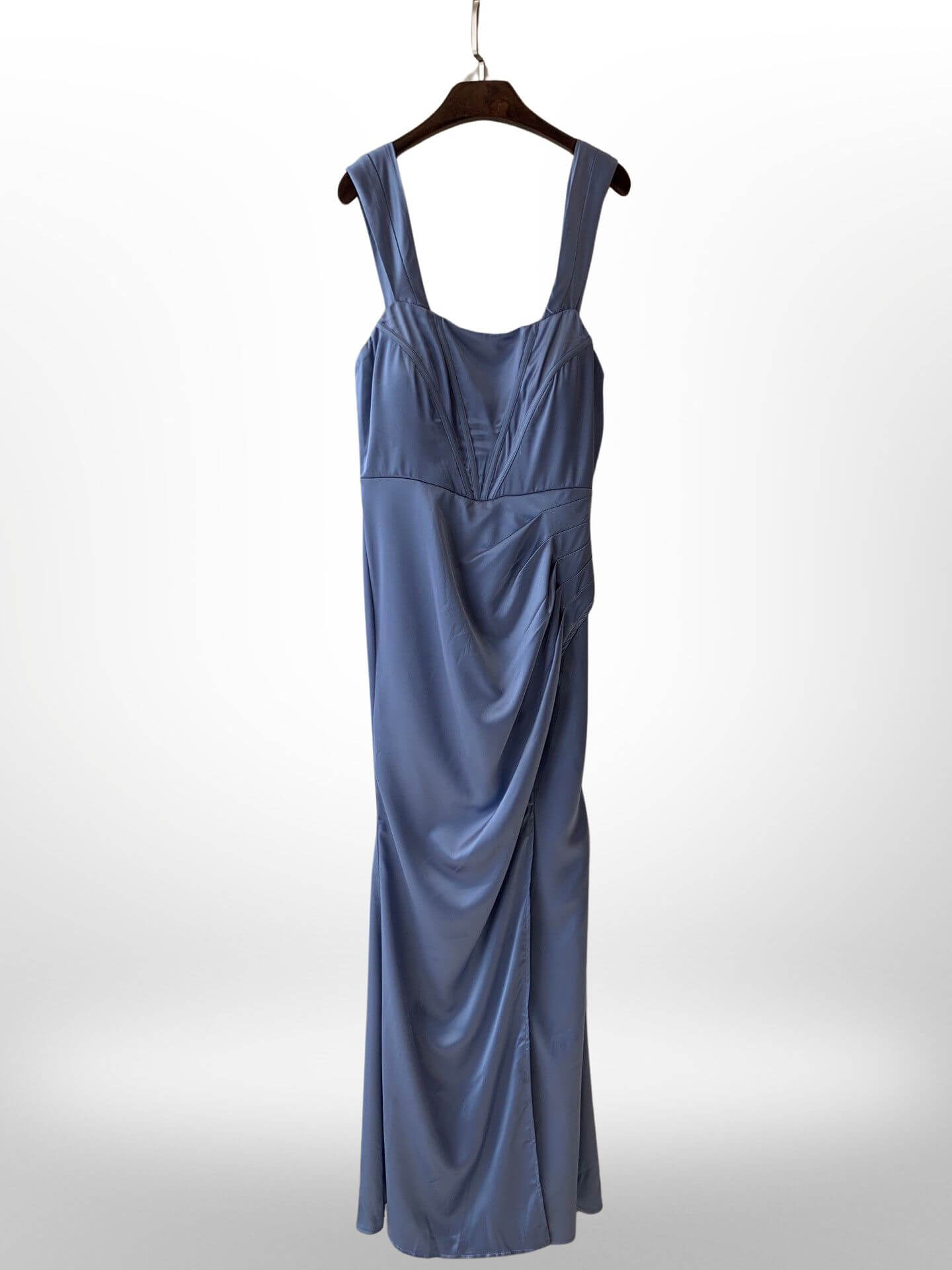 Vestido de saten largo 568062