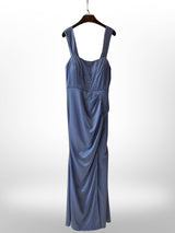 Vestido de saten largo 568062