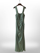 Vestido de saten largo 568062