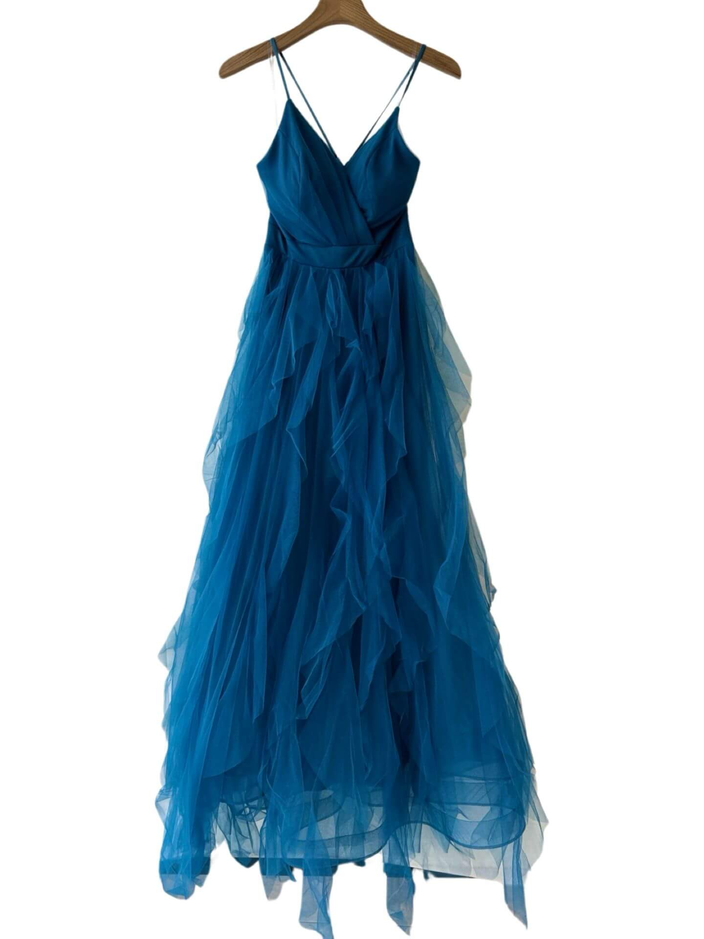 Vestido largo tul R1870