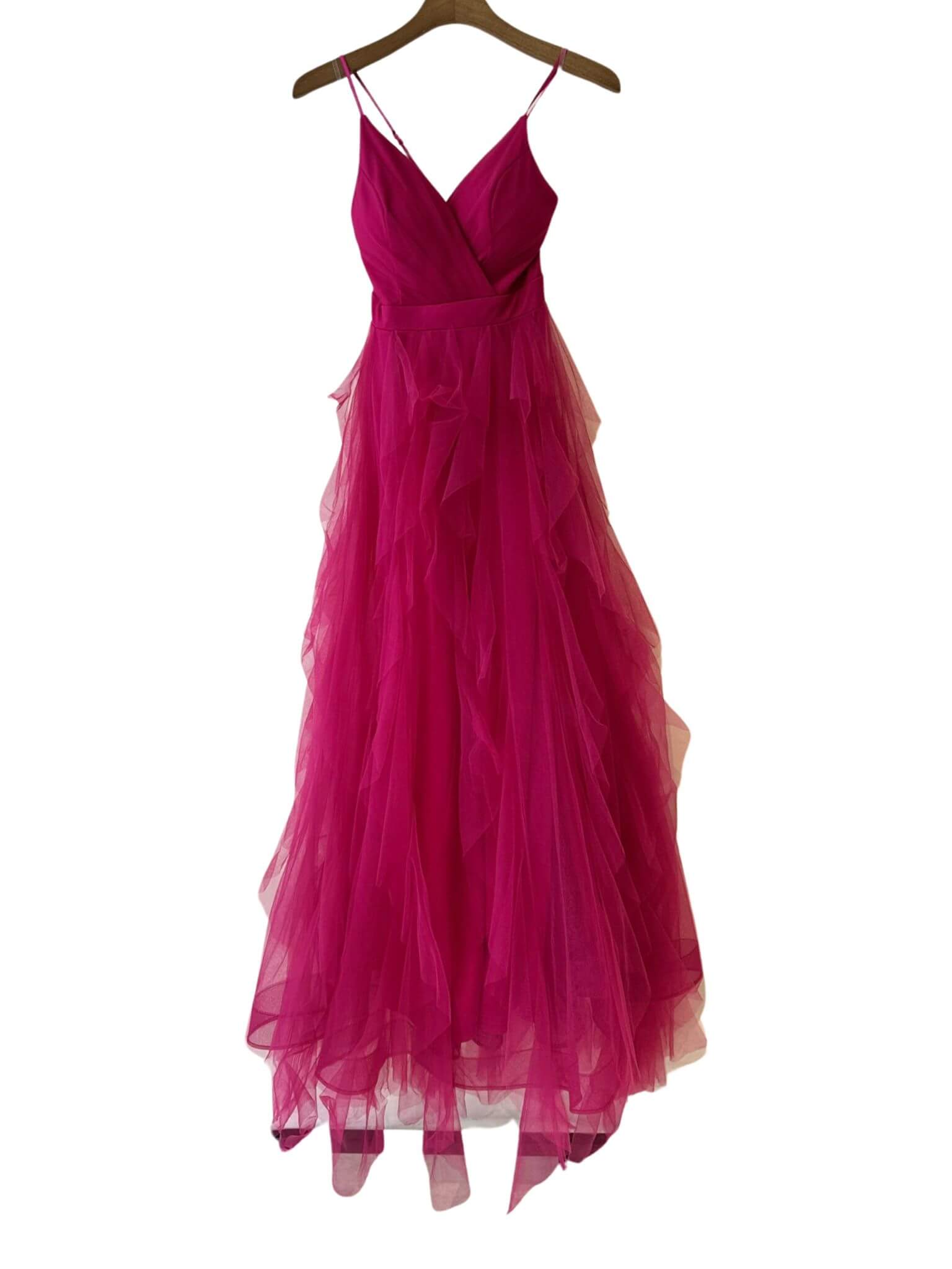 Vestido largo tul R1870