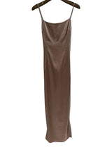 Vestido midi saten 858063