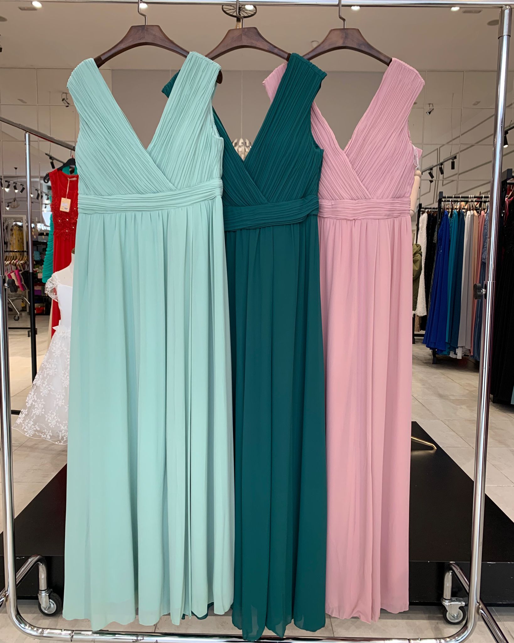 Long Greek cut dress M-8881B