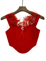 Top de plumas A-68160