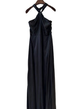 Vestido largo saten R1459
