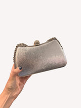 Glossy leatherette clutch/bag CV1A072