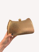Glossy leatherette clutch/bag CV1A072