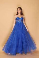 Vestido de tul 7045