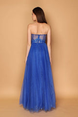Vestido de tul 7045