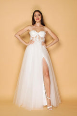 Vestido de tul 7045