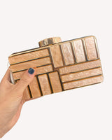 Clutch/bolsos de fiesta nacar ZY6015