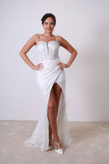 Vestido blanco TL0835