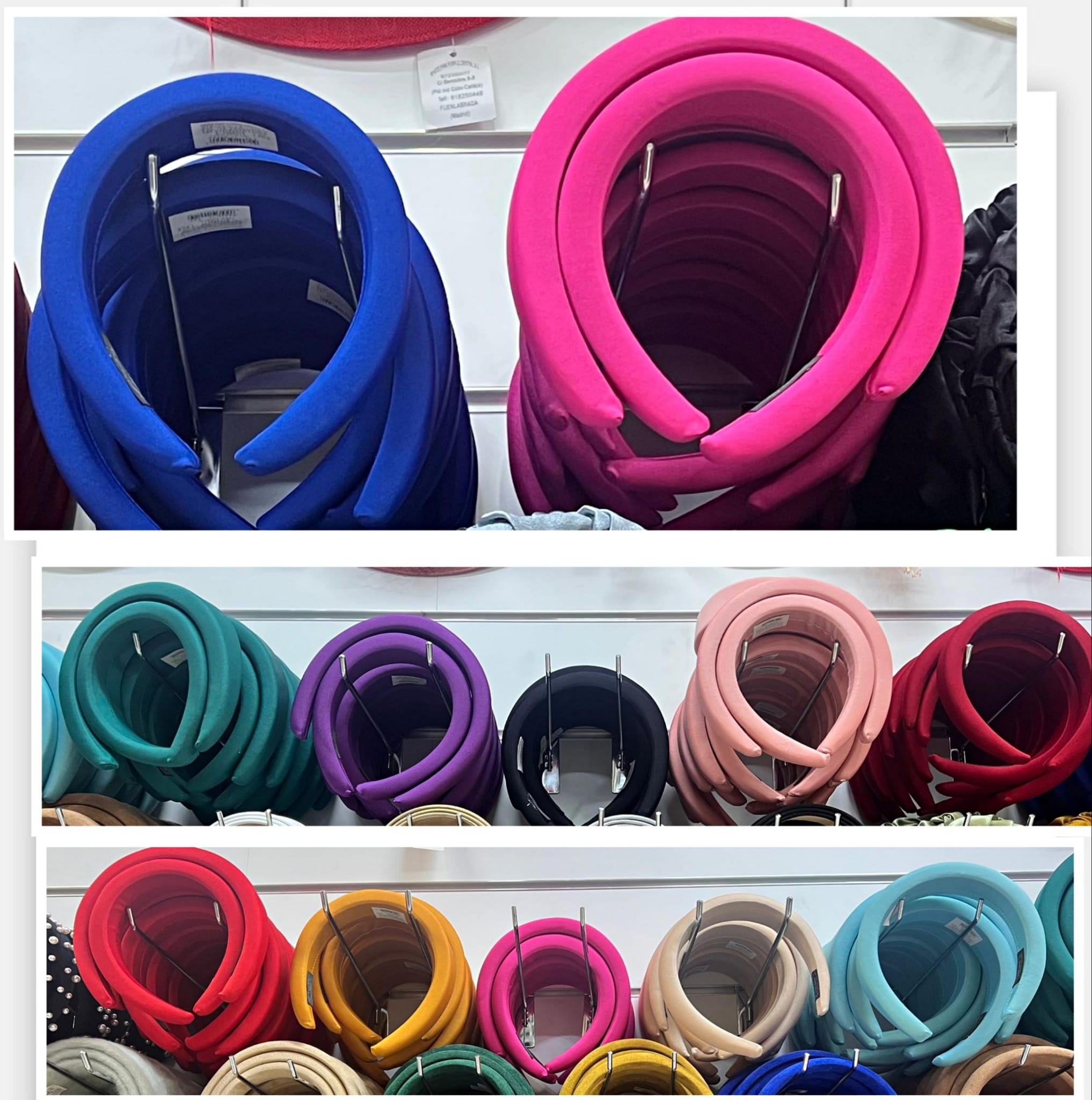 Diadema con rejilla D-001