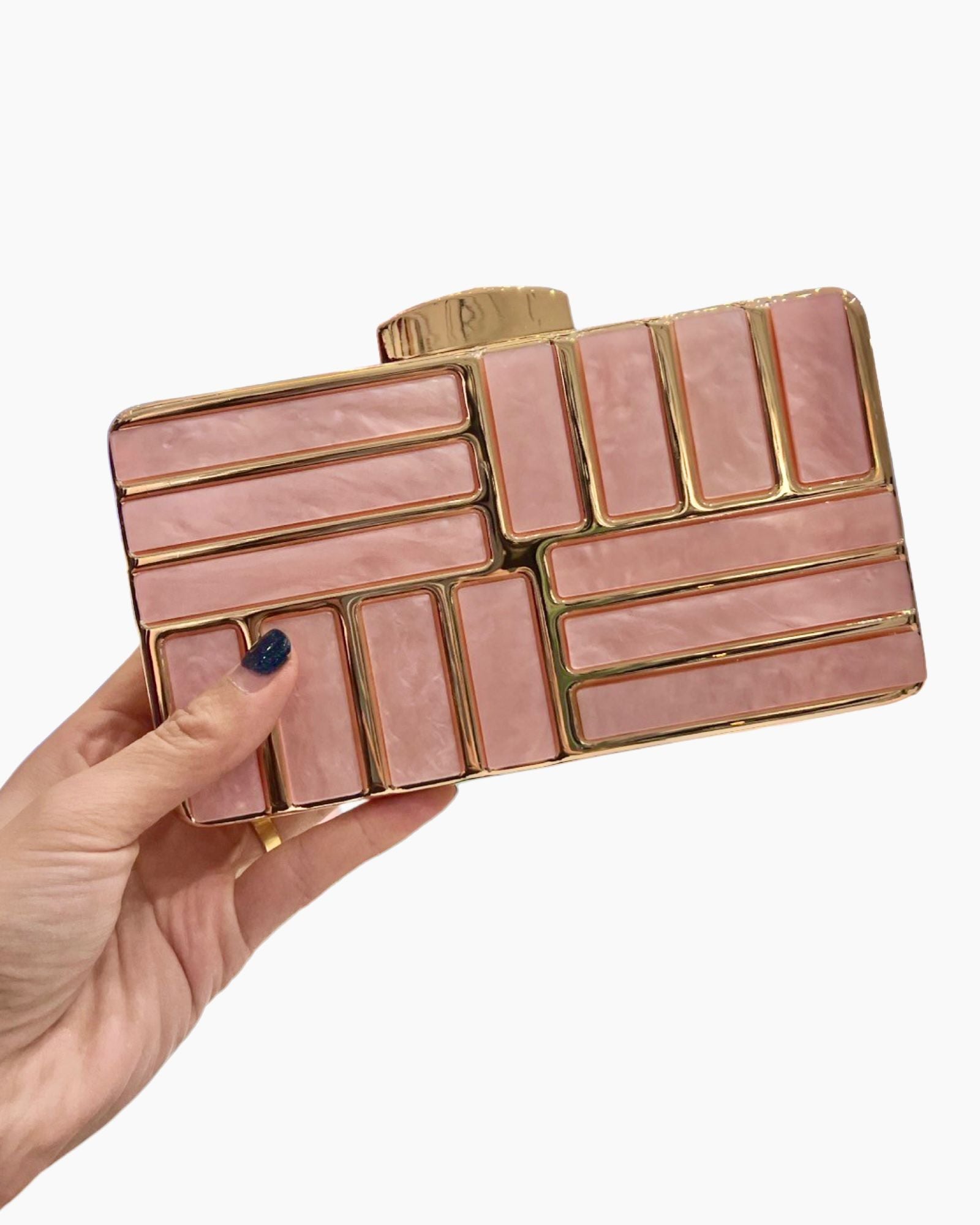 Clutch/bolsos de fiesta nacar ZY6015