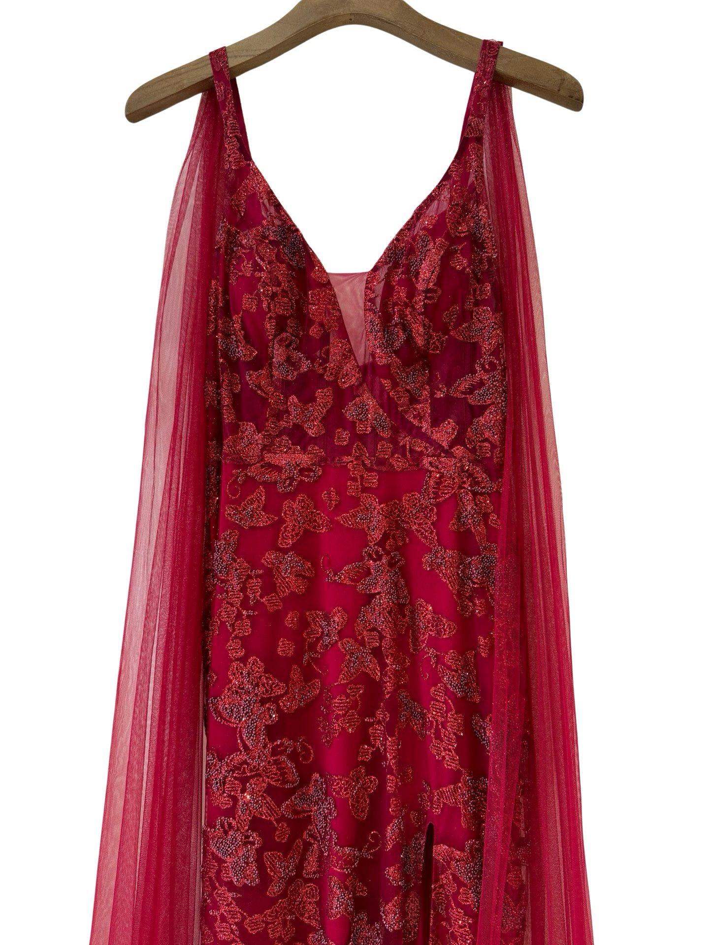 Vestido largo de purputina GP566