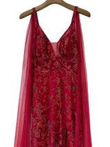 Vestido largo de purputina GP566