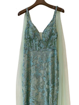 Vestido largo de purputina GP566