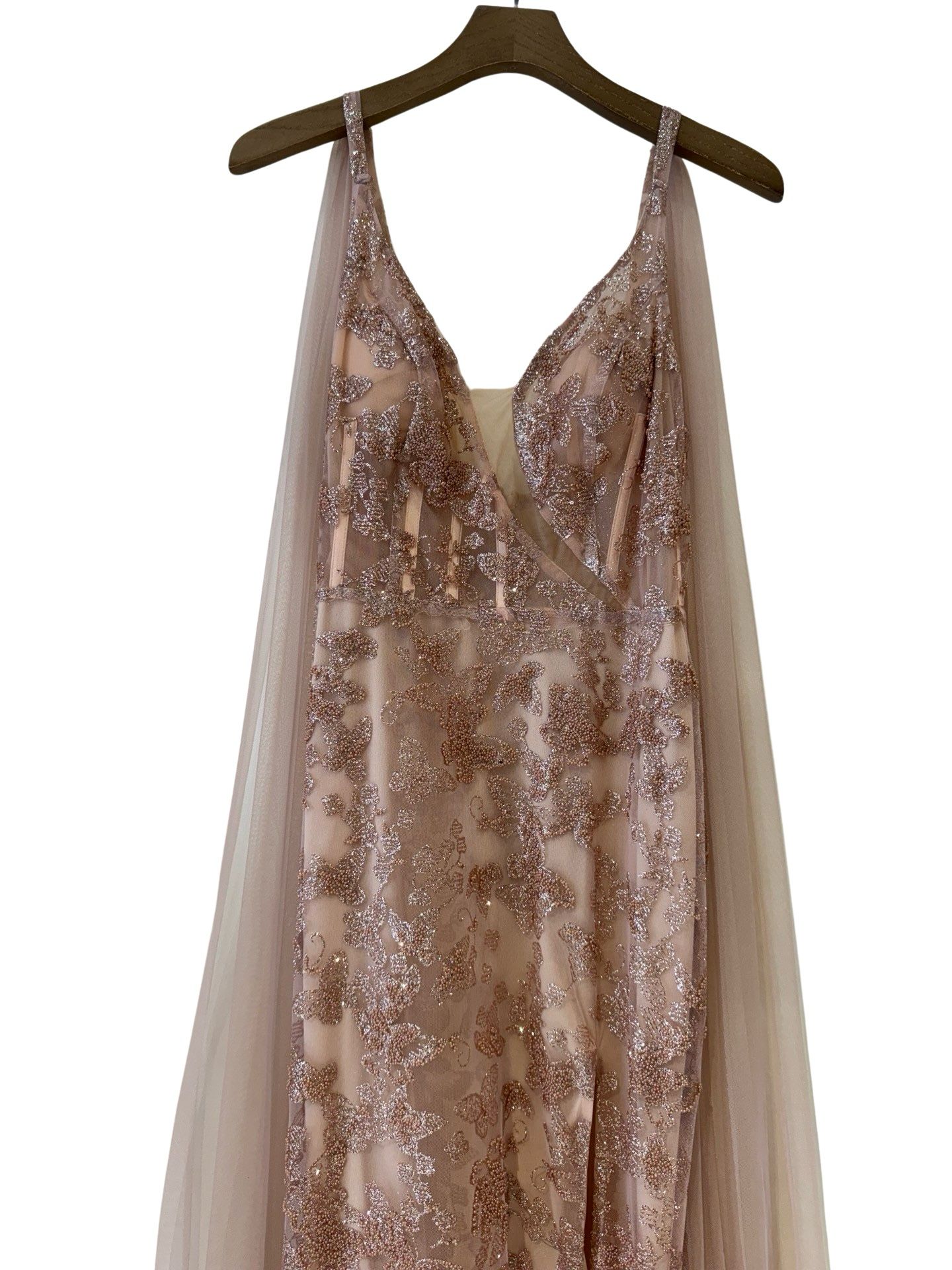 Vestido largo de purputina GP566