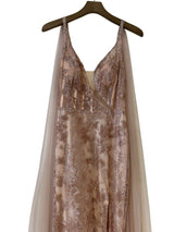Vestido largo de purputina GP566