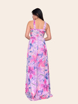 Vestido largo estampado 17170-3