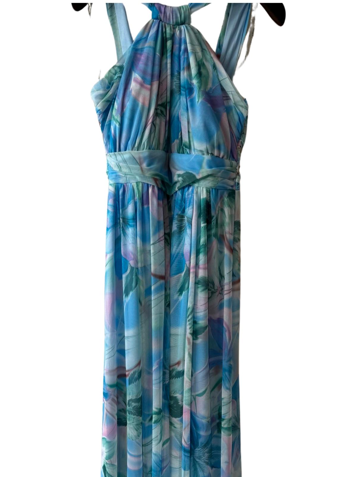 Vestido largo estampado 17170-3