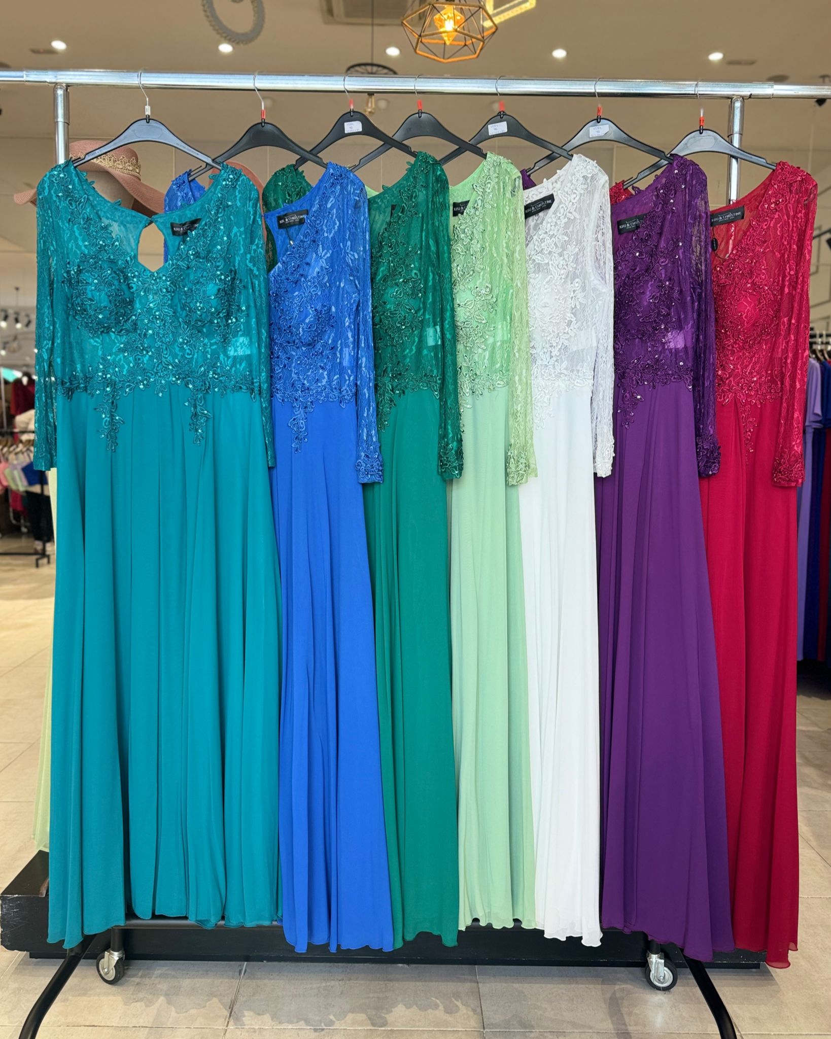 Vestido largo talla grande 1584