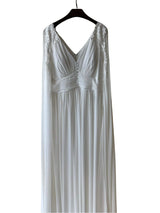 Vestido largo con mangas R8307