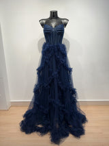 Vestido de tul F8072