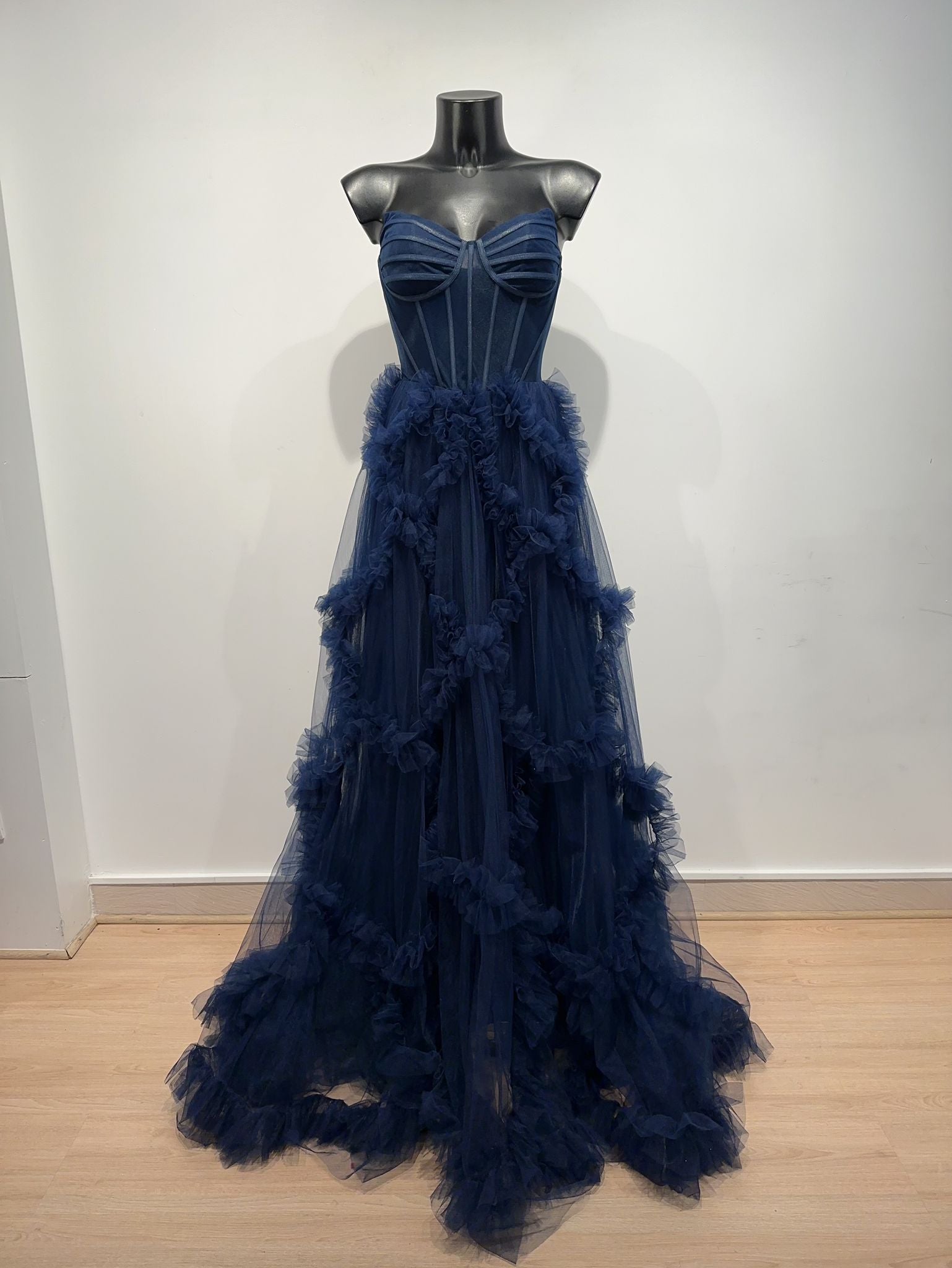 Vestido de tul F8072