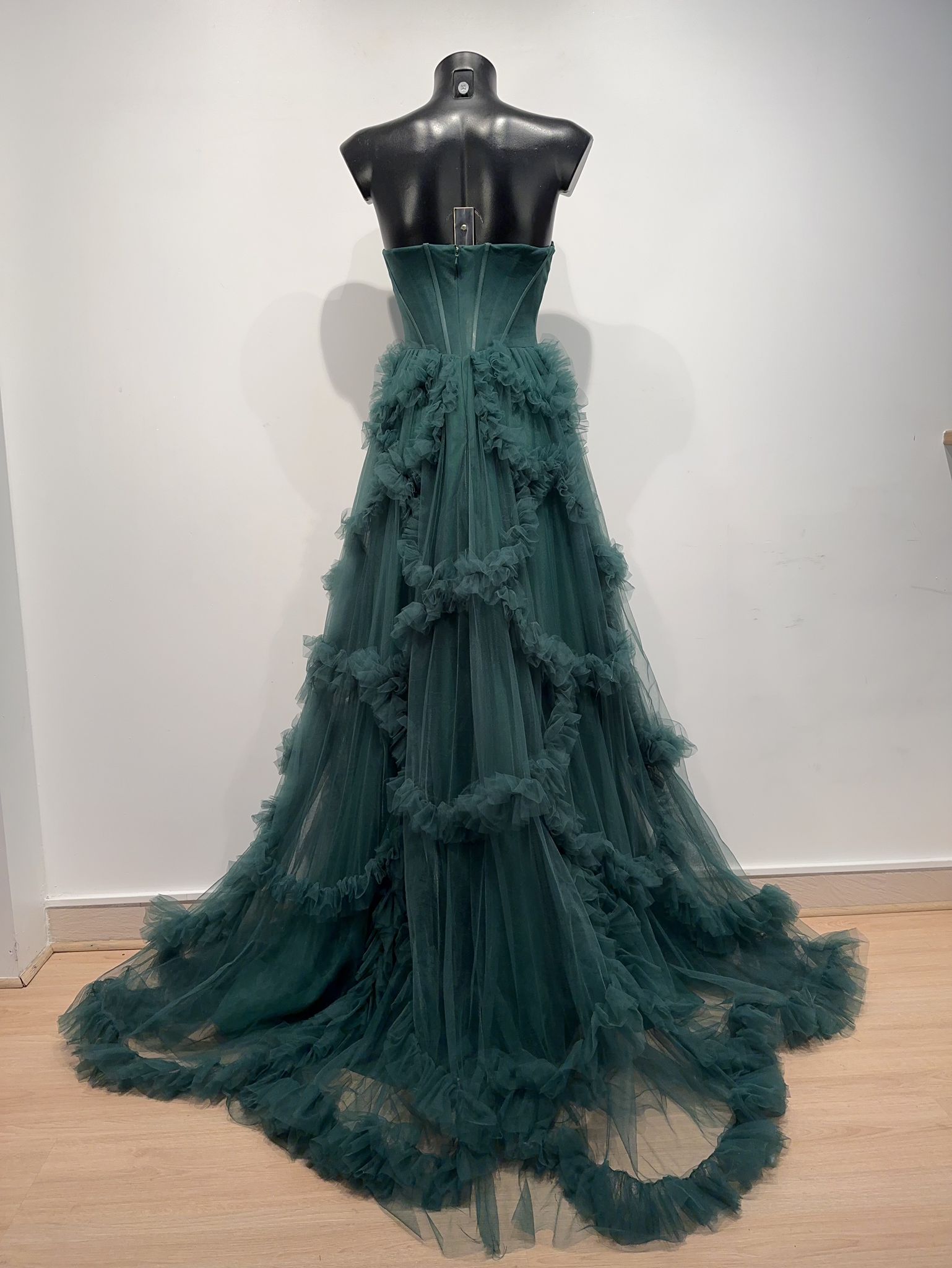 Vestido de tul F8072