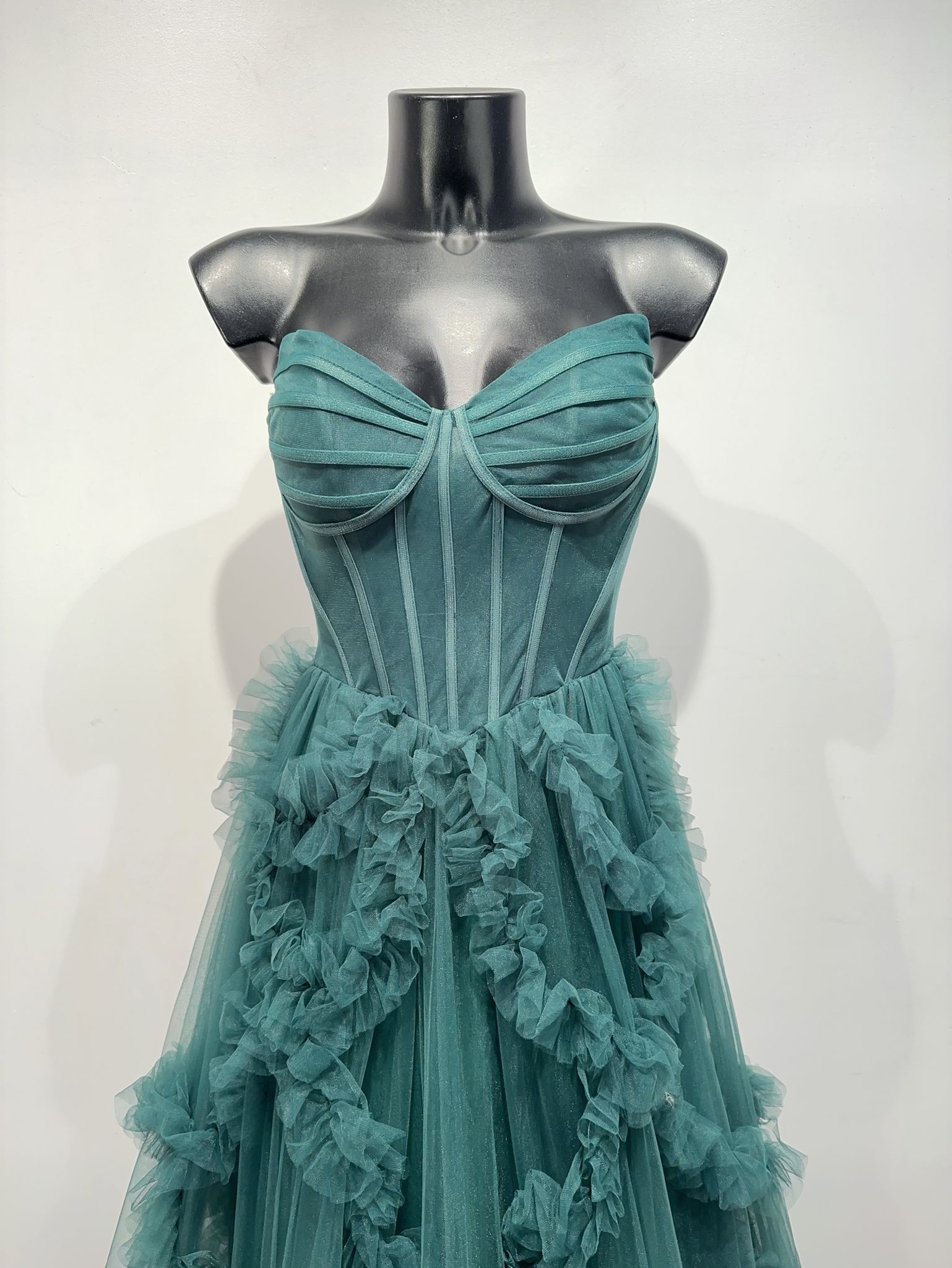 Vestido de tul F8072